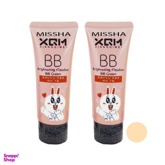 کرم پودر BB میشا مدل Brightening Flawless حجم 65 میلی لیتر مجموعه 2 عددی