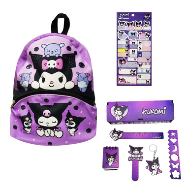 بسته لوازم تحریر مدل کرومی کد gol03 مجموعه 8 عددی