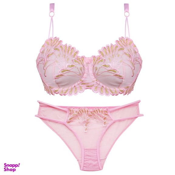 ست شورت و سوتین زنانه کارنا رز مدل فنردار کد 3389-6 رنگ صورتی