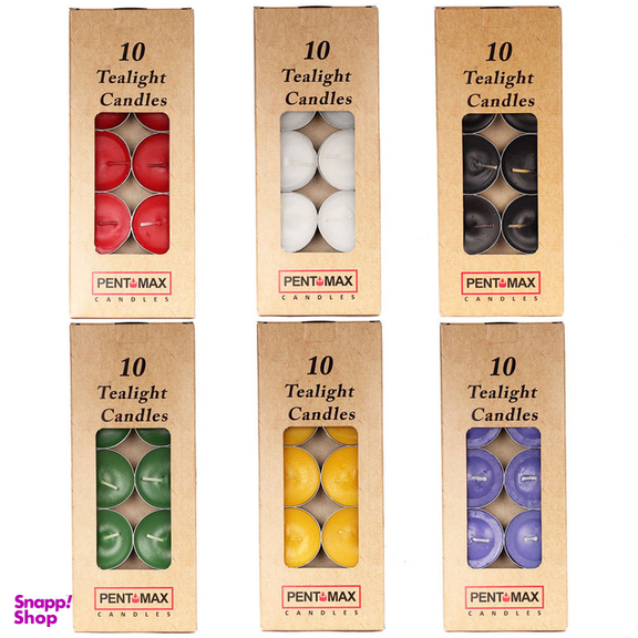 شمع وارمر پنت مکس مدل TeaLight بسته 10 عددی