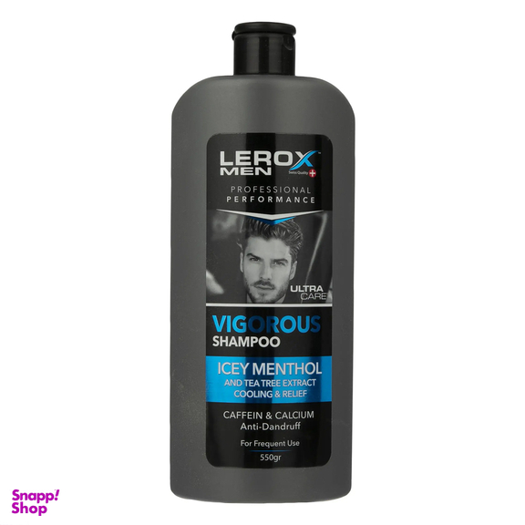 شامپو ضد شوره مو لروکس مدل Vigorous وزن 550 گرم