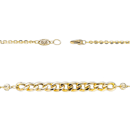 دستبند طلا  18 عیار زنانه میلی گالری مدل سالیا گلد کد MT1111