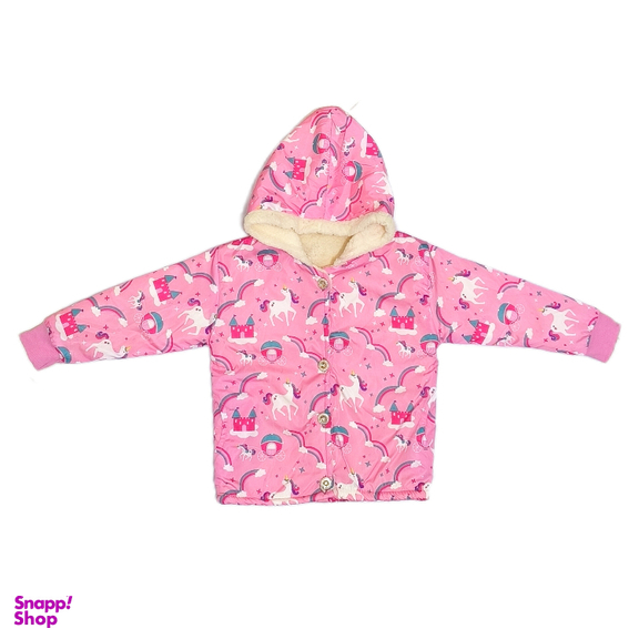 کاپشن دخترانه مدل یونیکورن کد 114