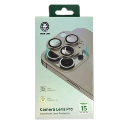 محافظ لنز دوربین گرین لاین مدل HD Plus مناسب برای گوشی موبایل اپل iPhone 15 Pro /  15 Pro Max