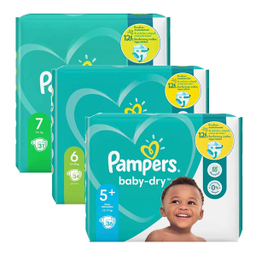 پوشک کودک پمپرز مدل Baby Dry بسته 36 عددی