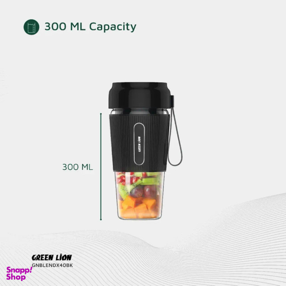 شیکر شارژی گرین لاین مدل G-Blend X گنجایش 0.3 لیتر