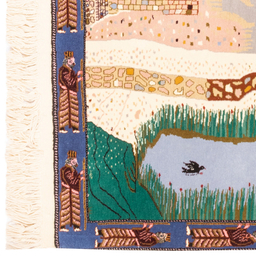 فرش دستباف سی پرشیا کد 129138 سایز 129x103 سانتی‌ متر