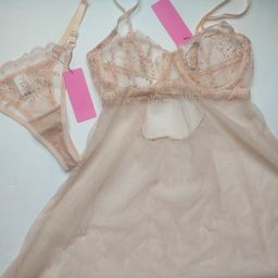 لباس خواب زنانه برتا کد 2200C رنگ کرم