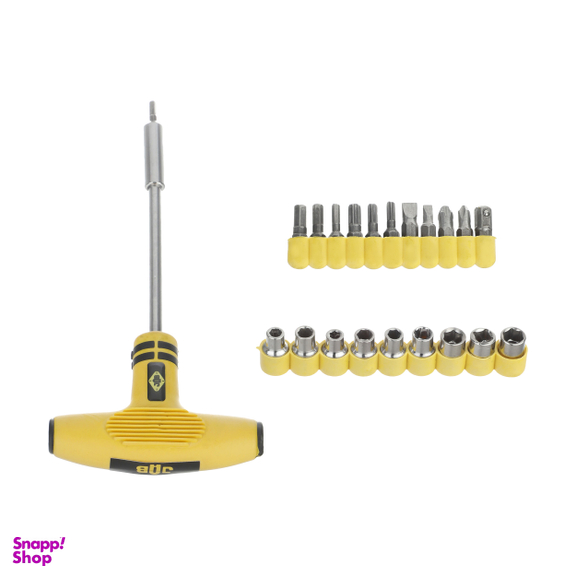 آچار بکس و سری آچار بکس جاب مدل JB-100026 مجموعه 26 عددی