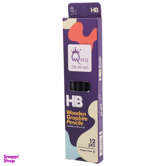 مداد مشکی ام کیو کد H-13 بسته 12 عددی