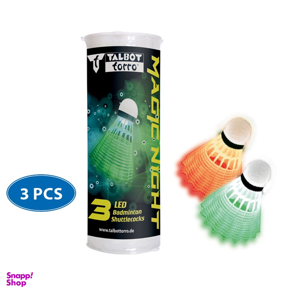 توپ بدمینتون تالبوت تورو مدل Ball LED بسته 3 عددی