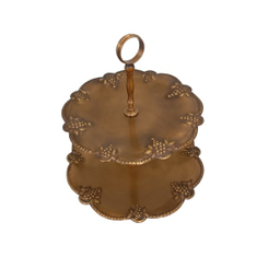 ظروف پذیرایی برنجی مدل Grape مجموعه 4 عددی