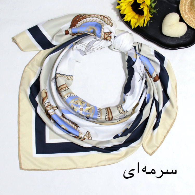 روسری ابریشم زنانه کد ANA9810