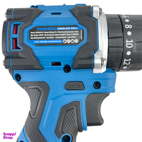 دریل شارژی چکشی 16.8 ولت ویوارکس مدل VR1682H-BL-BLUE