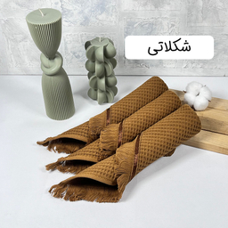 دستمال آشپزخانه بهباف آذر مدل پیکه بسته سه عددی