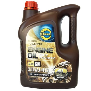 روغن موتور خودرو سرکان مدل 10W-40 SN حجم 4 لیتر
