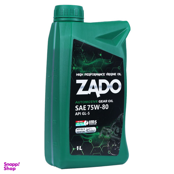 روغن دنده خودرو زادو مدل SAE 75W-80/GL5 حجم 1 لیتر