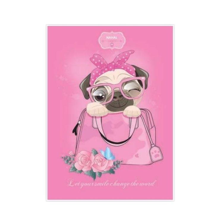 دفتر 100 برگ سیمی کارتونی نهال کد 6_3111