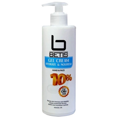 ژل کرم مرطوب کننده بتیس فارما مدل 10٪ Hydrating مناسب پوست چرب حجم 400 میلی لیتر