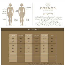 بلوز زنانه برنس کد 40102 رنگ مشکی
