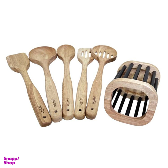سرویس کفگیر و ملاقه 5 پارچه هایلو کد 1069