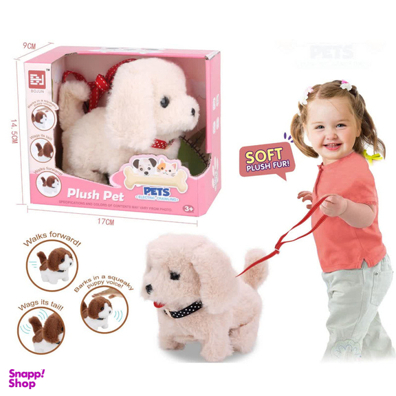 عروسک ناب سل مدل سگ پولیشی قلاده دار موزیکال جعبه دار Polish collared dog NAAB002 ارتفاع 15 سانتی متر