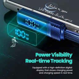 کابل USB-C توکی مدل 100W TQ-X49 طول 1 متر
