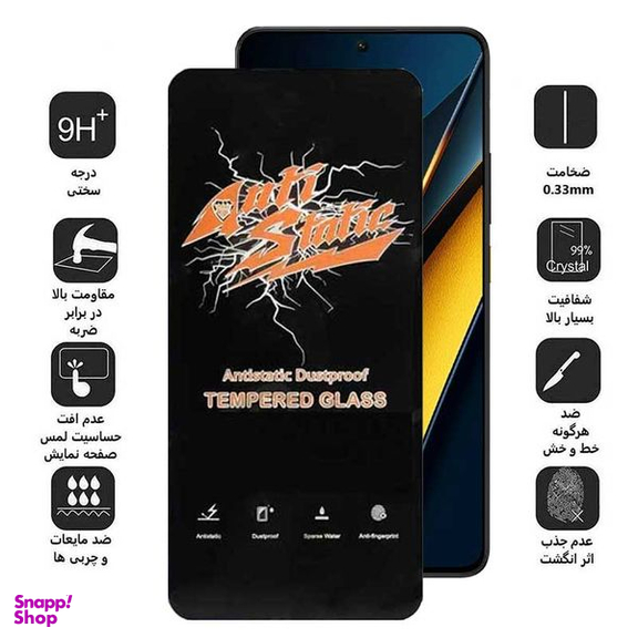 محافظ صفحه نمایش اپیکوی مدل Antistatic Dustproof مناسب برای گوشی موبایل شیائومی Poco X6 Pro 5G / Poco X6 5G / Poco M6 Pro 4G
