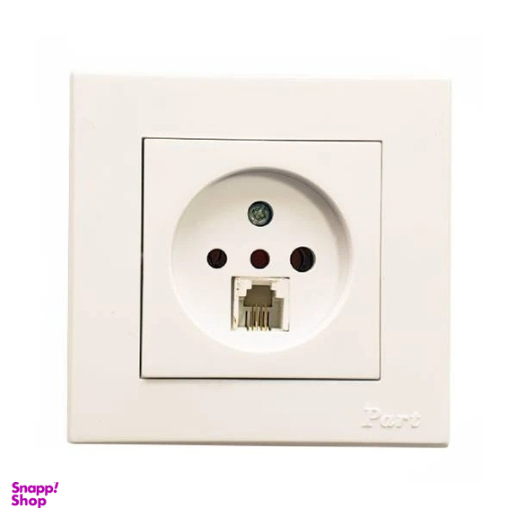 پریز تلفن پارت الکتریک مدل تابش