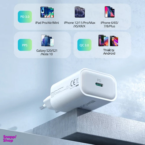 شارژر دیواری 25 وات راو پاور مدل RP-PC156