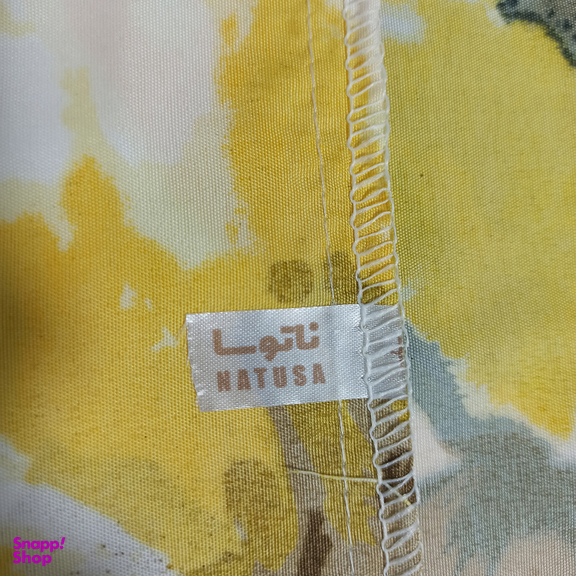 ملحفه ناتوسا مدل کشدار کالم یک نفره سایز 120×200 سانتی متر