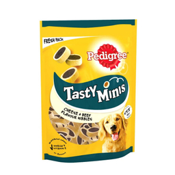 تشویقی سگ پدیگری مدل Tasty Minis وزن 140 گرم