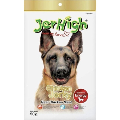 تشویقی سگ جرهای مدل Chicken Jerky کد 19 وزن 50 گرم