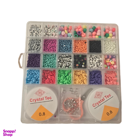 پک دستبند سازی طرح crystal tec مدل دنیای خلاق تو