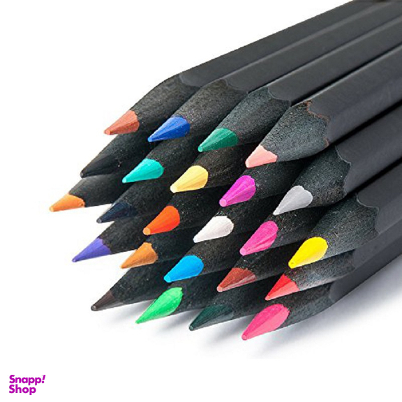 مداد رنگی 24 رنگ فابر کستل مدل Black Edition