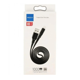 کابل تبدیل USB به Lightning راک مدل RCB0739 طول 1 متر
