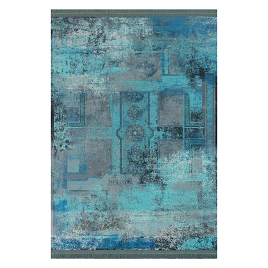 فرش ماشینی چاپی بدون تار و پور هانوکس مدل شاهرخ کد HAM.418.2