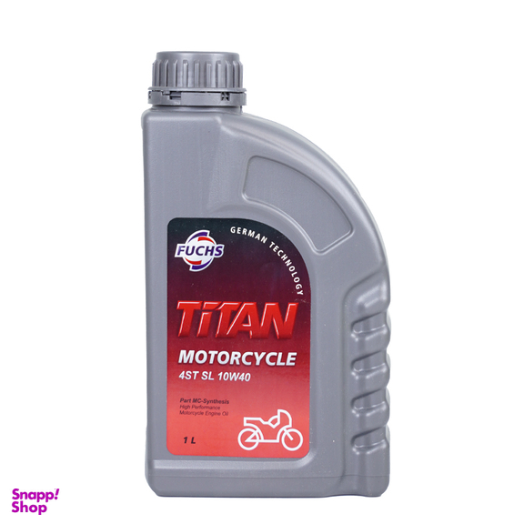 روغن موتورسیکلت فاکس مدل 10W40-SL-4ST حجم ۱ لیتر