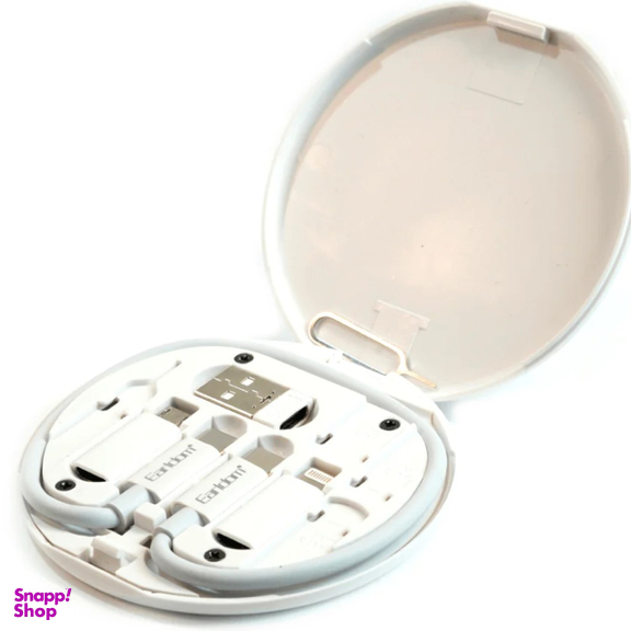 مجموعه کابل چند کاره Type-C ،USB، میکرو و لایتنینگ ارلدام مدل TC20 Data Cable Set