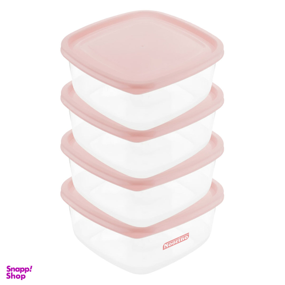 ظرف نگهدارنده نورینو مدل نارون مجموعه 4 عددی