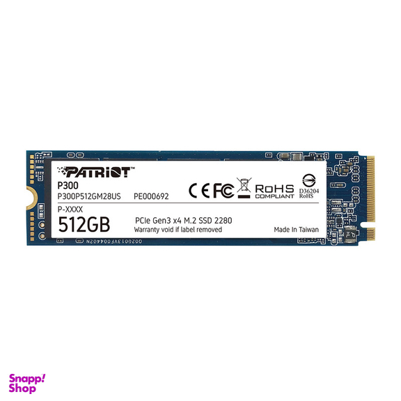 اس اس دی اینترنال پتریوت مدل P300 ظرفیت 512 گیگا بایت