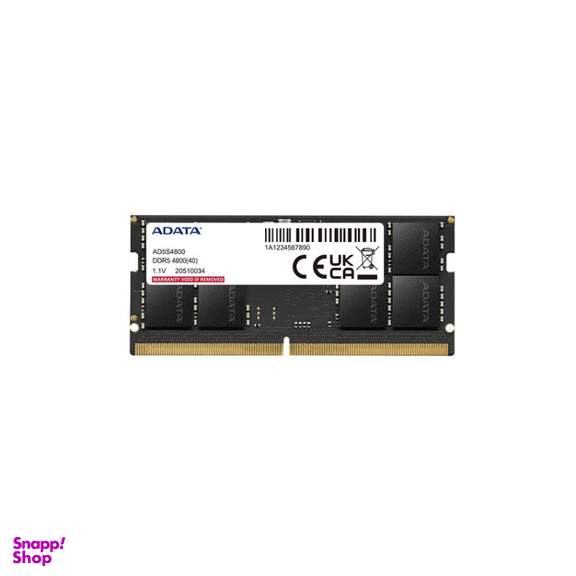 رم لپ تاپ ای دیتا مدل Premier DDR5 تک کاناله 4800 مگاهرتز CL40 ظرفیت 16 گیگابایت