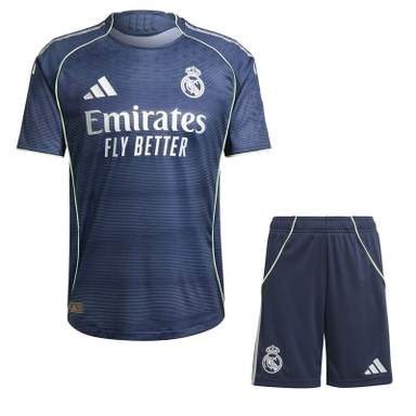 ست تیشرت و شلوارک ورزشی پسرانه مدل رئال مادرید کد Away 2026