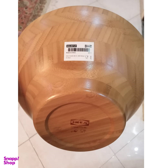 کاسه ایکیا مدل چوبی بامبو کد 572
