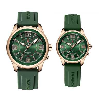 ست ساعت مچی عقربه‌ ای زنانه و مردانه نیوی فورس مدل NF9256