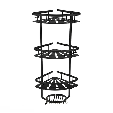 قفسه حمام تی بی کو مدل کنج صفحه ای سه طبقه کد AL