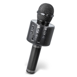 میکروفن بلوتوثی اسپیکر دار مشکی مدل ws-858