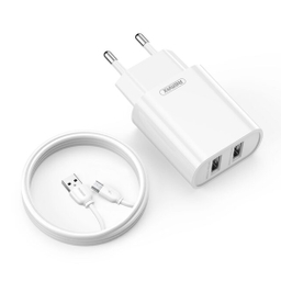 شارژر دیواری 10 وات ریمکس سری Jane مدل RP-U35 به همراه کابل microUSB