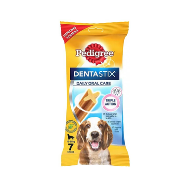 تشویقی سگ پدیگری مدل Denta Stix  وزن 180 گرم