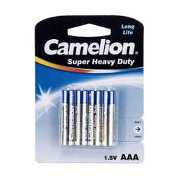باتری نیم قلمی کملیون مدل Super Heavy Duty بسته 4 عددی